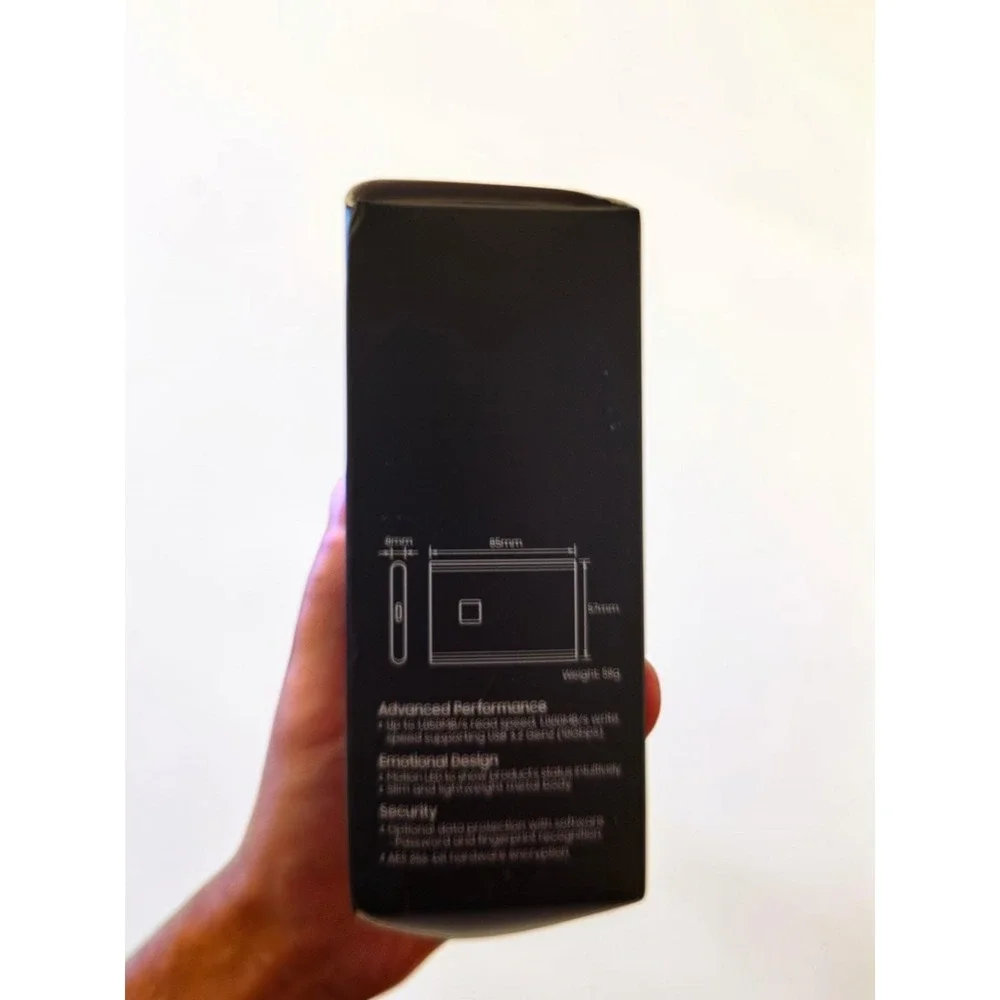 Samsung T7 Touch 1TB Portable External SSD - Black (MU-PC1T0K/WW)